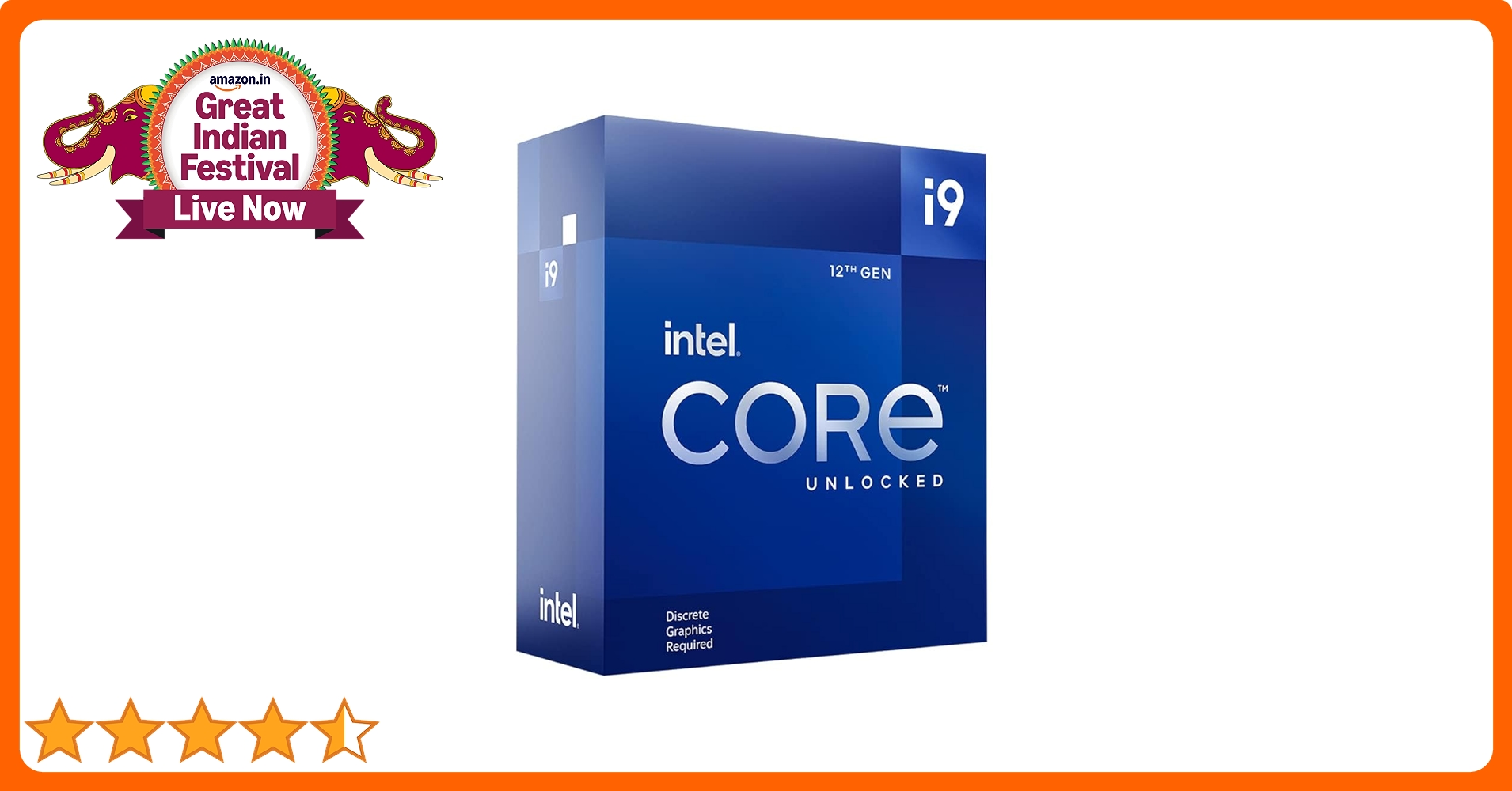 CPU Intel Core i9-12900KF CPU I9 12900KF Intel CPU at ₹ 30500/piece | Intel CPU in Mumbai